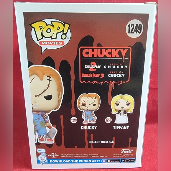 Chucky funko # 1249 (nib) with pop protector - Picture 7 of 7